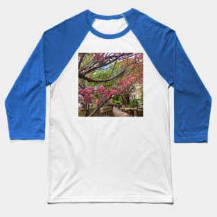 Pink Blossoms Baseball T-Shirt